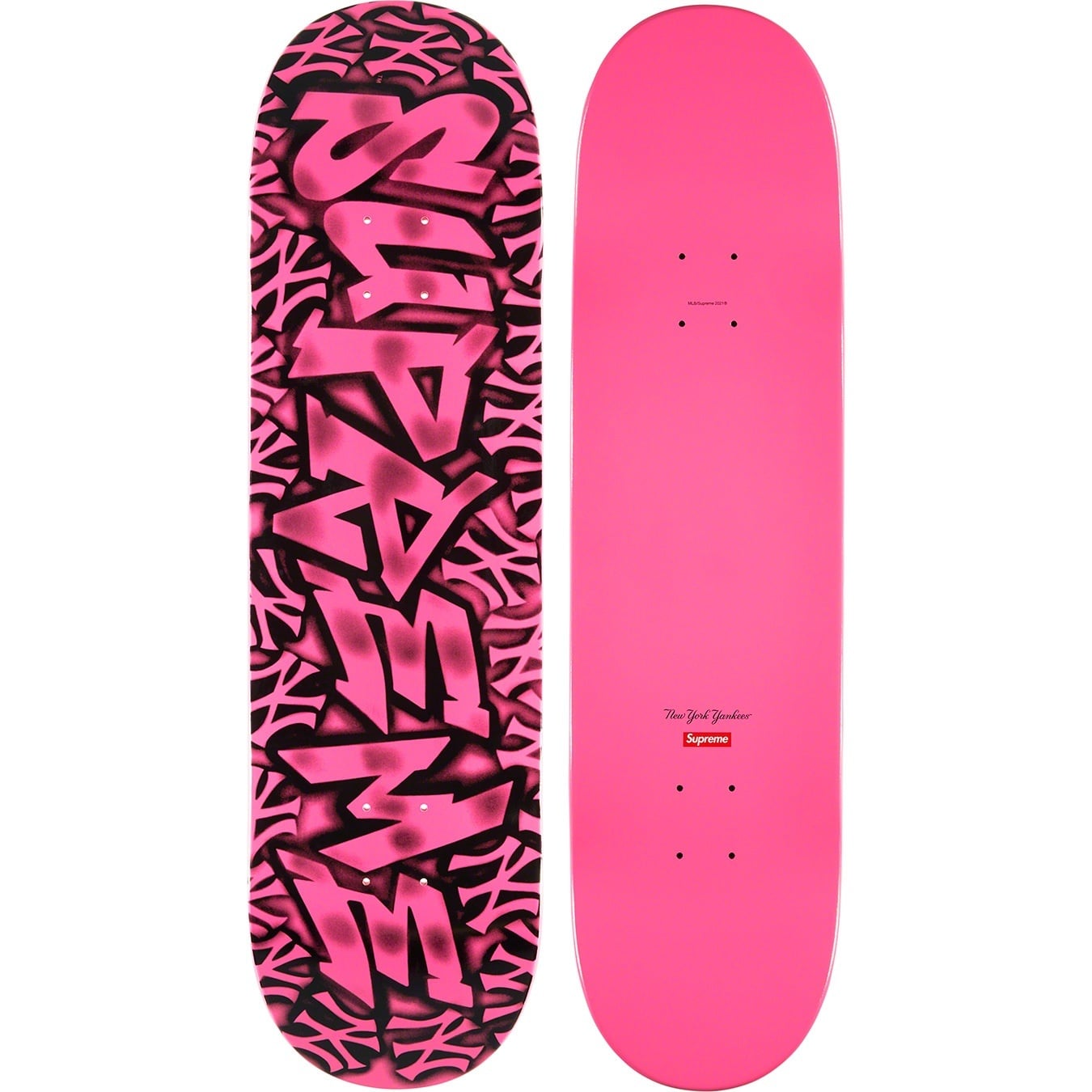 Supreme®/New York Yankees™ Airbrush Skateboard view 3